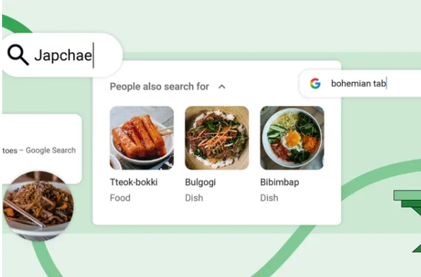 谷歌Chrome更新搜索功能：增加基于历史的建议查询和购物搜索图片缩略图