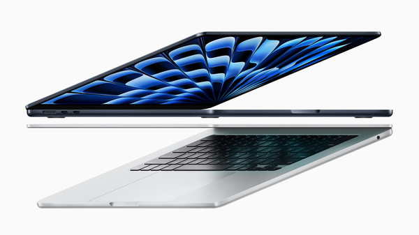 苹果发布全新M3芯片驱动的MacBook Air，起售价1099美元，性能升级